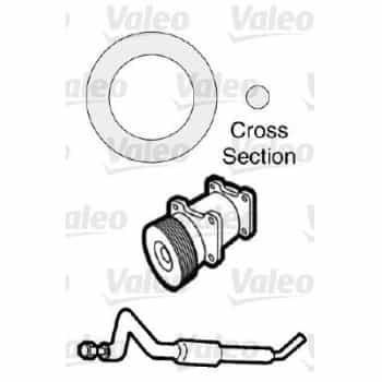 Joint d'étanchéification, conduite de réfrigérant