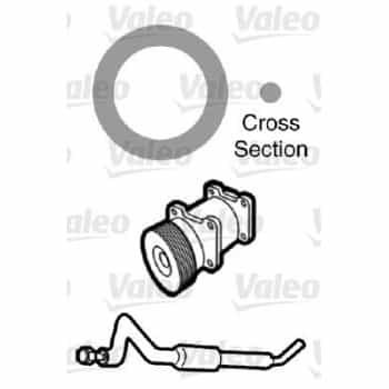 Joint d'étanchéification, conduite de réfrigérant