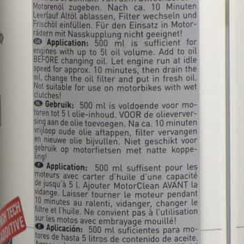 Liqui Moly Motorclean 500ml 1019