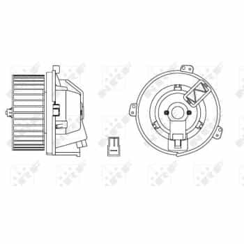 Ventilateur de chauffage 34168 NRF