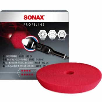 Disque de polissage SONAX excentrique dur rouge 125mm