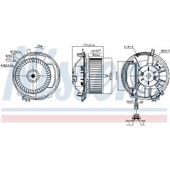 Ventilation intérieure 87527 Nissens