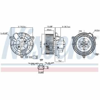 Ventilation intérieure 87649 Nissens