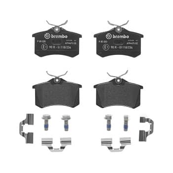 Kit de plaquettes de frein, frein à disque P 85 020 Brembo