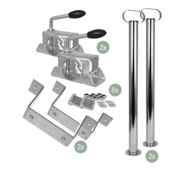 Ensemble de pieds de support de remorque Carpoint