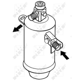 Filtre déshydratant, climatisation EASY FIT 33027 NRF